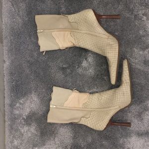 Aldo off white boots