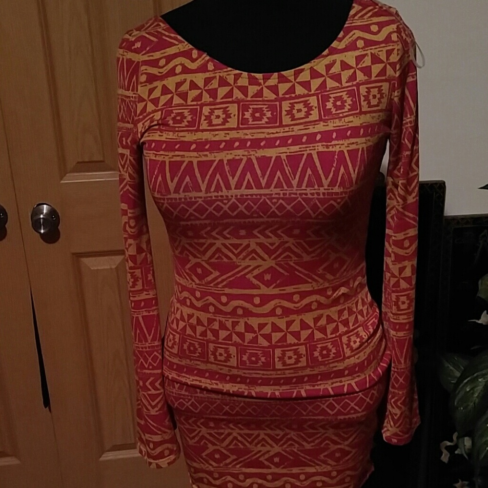 Bell sleeve Knit Dress