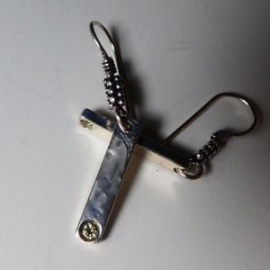 Solid Sterling Silver Peridot Earrings