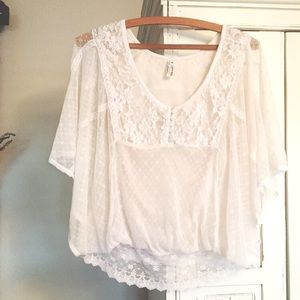 Free people lace top