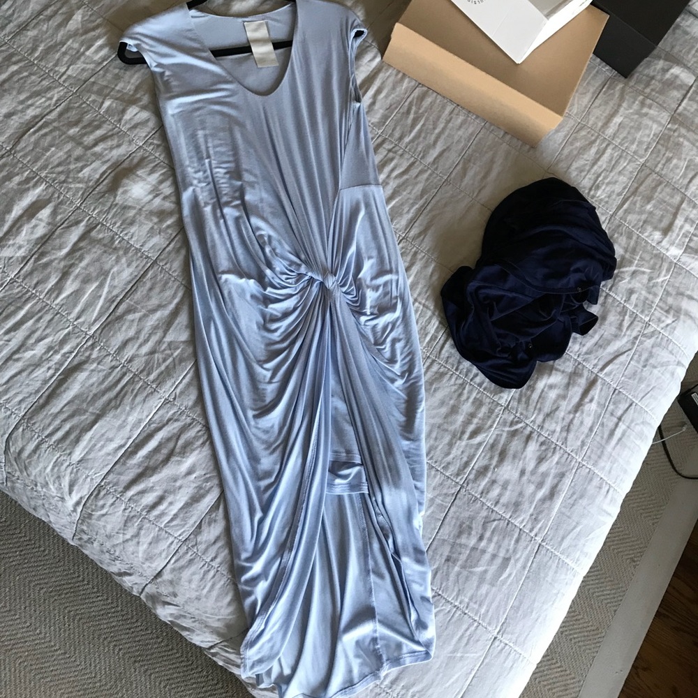 Lavender jersey cotton dress