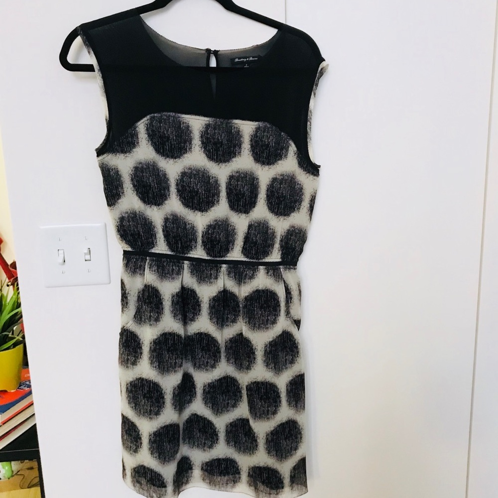 Madewell silk dot dress