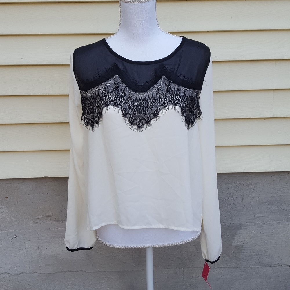 Xhilaration Lacy Shirt
