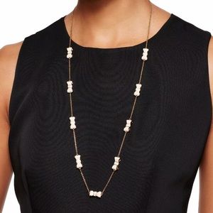kate spade Jewelry - NWT Kate Spade White Bow Necklace kate spade Jewelry - NWT Kate Spade White Bow Necklace