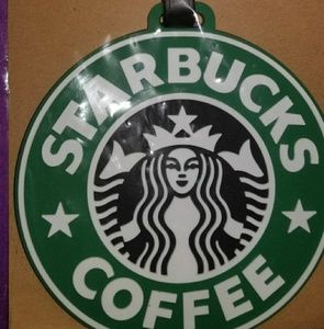 Starbucks Luggage Tag