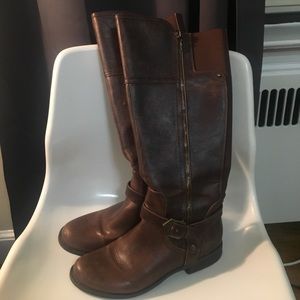 Guess Harson Tall Brown Boots