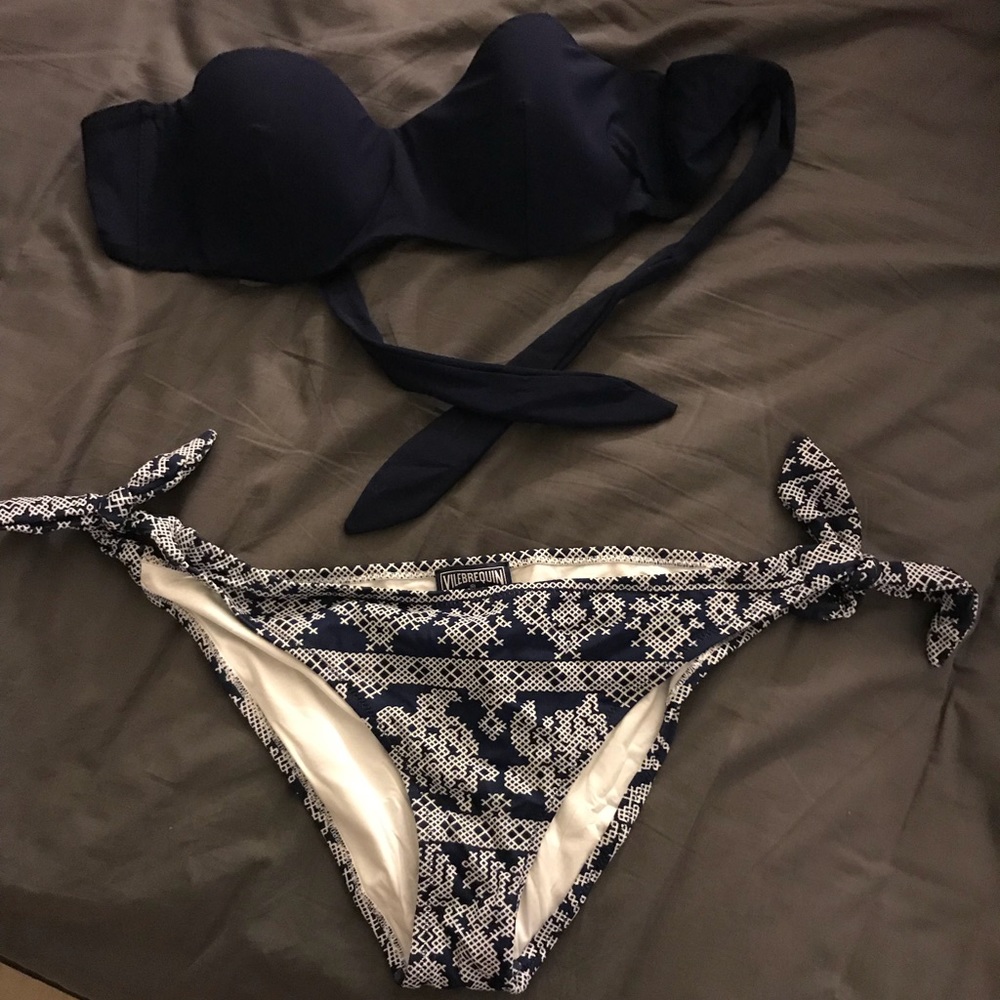 Vilebrequin navy blue bikini