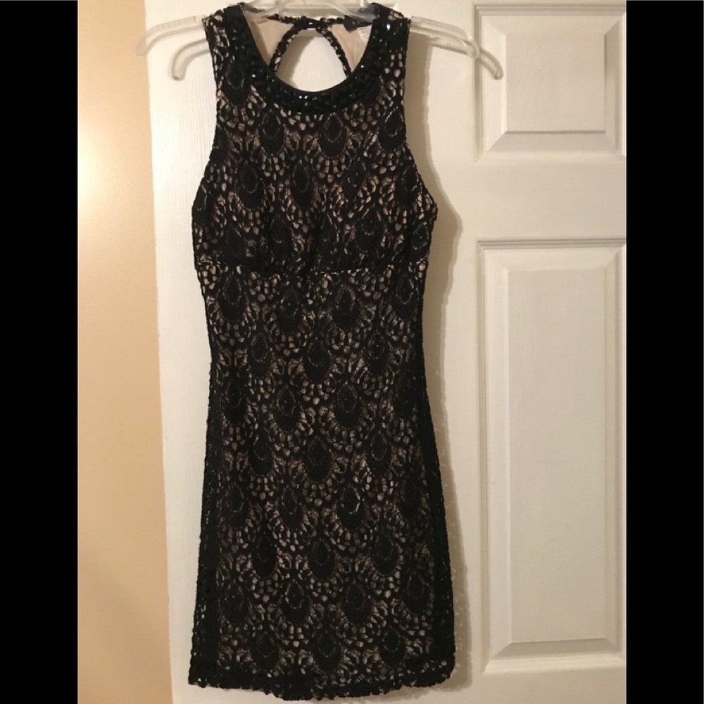 B. Darlin Cocktail Black lace dress sz S
