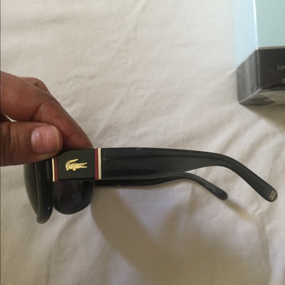 Lacoste bug eye sunglasses black