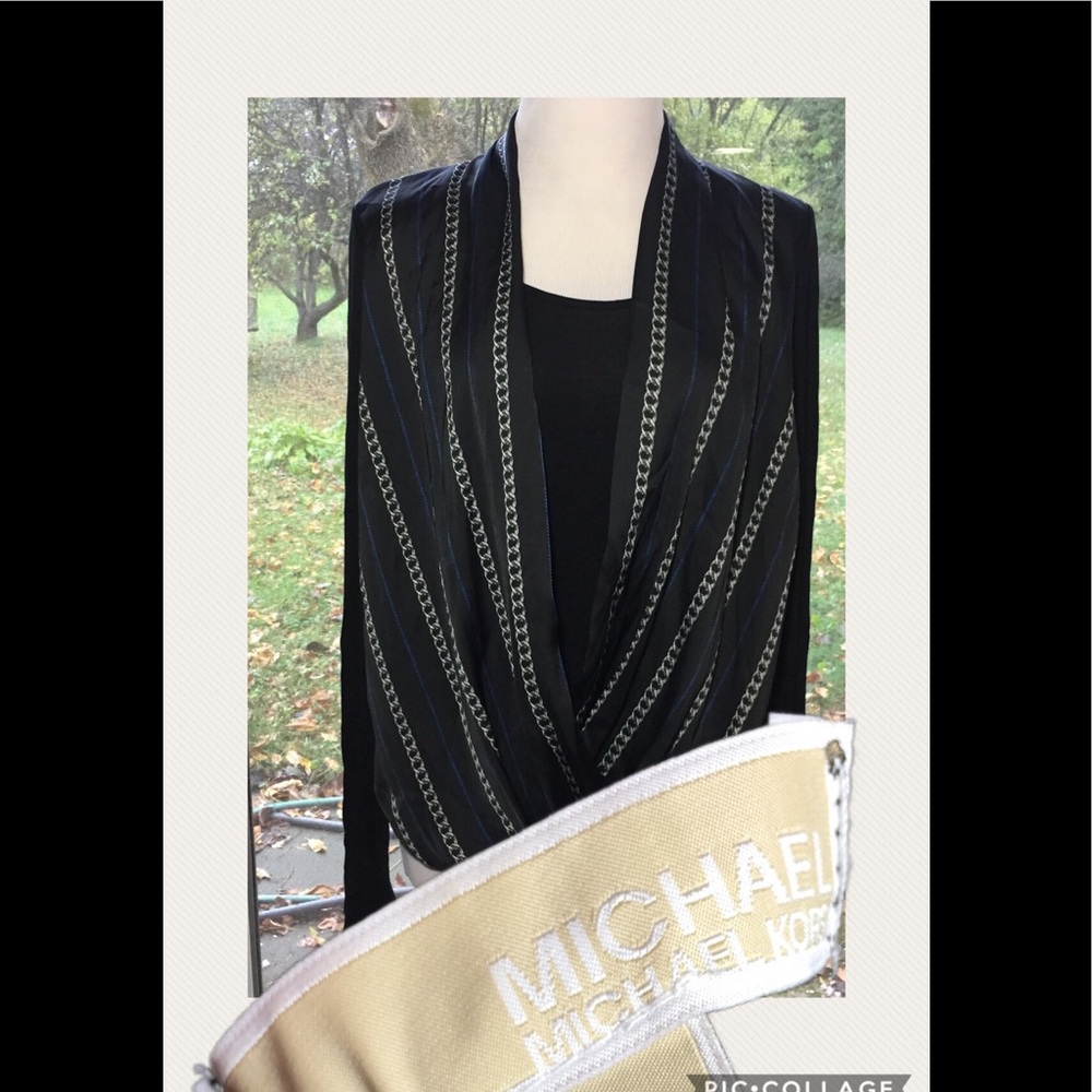 Michael Kors drape blouse