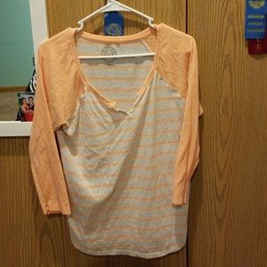 Striped Peach Shirt