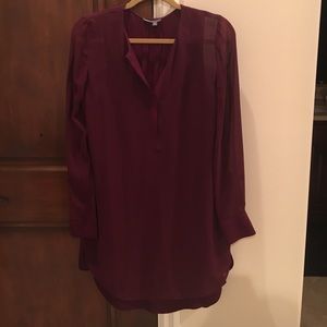 Burgundy Dress Vince
