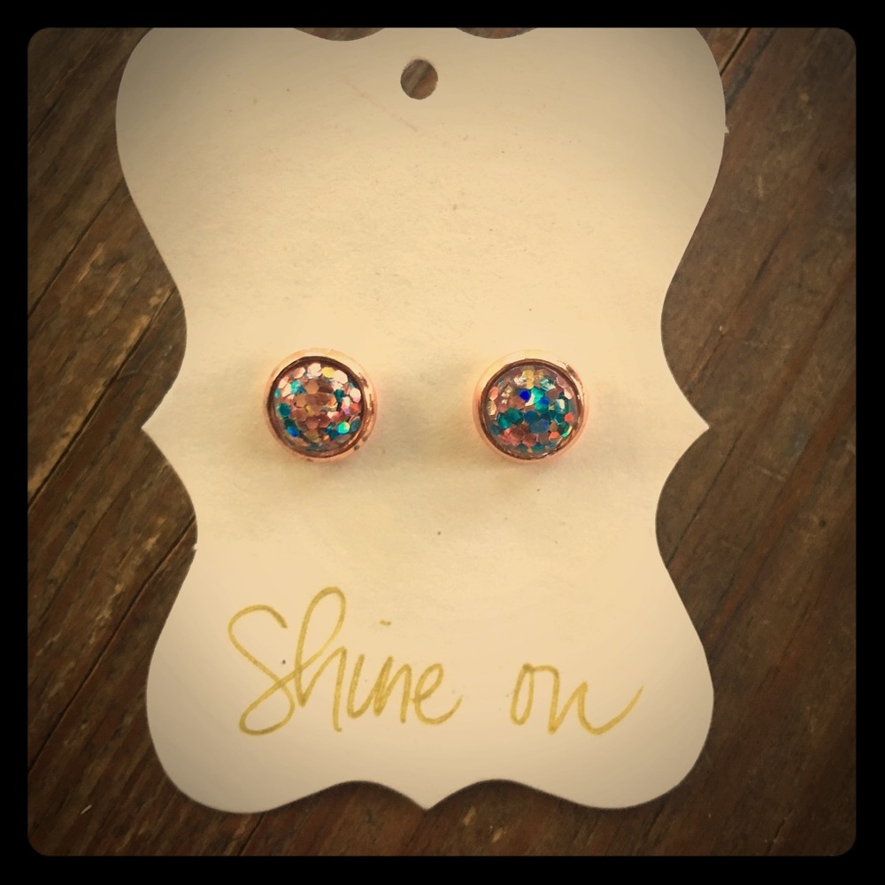 Party Confetti Studs