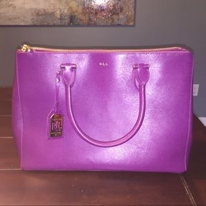 Lauren Ralph Lauren Newbury Double Zip Satchel
