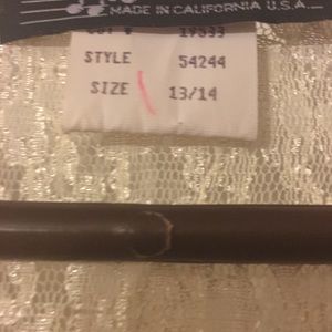 Vintage ivory lace dress. Worn twice