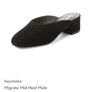 Seychelles from gilt.com black heeled mule