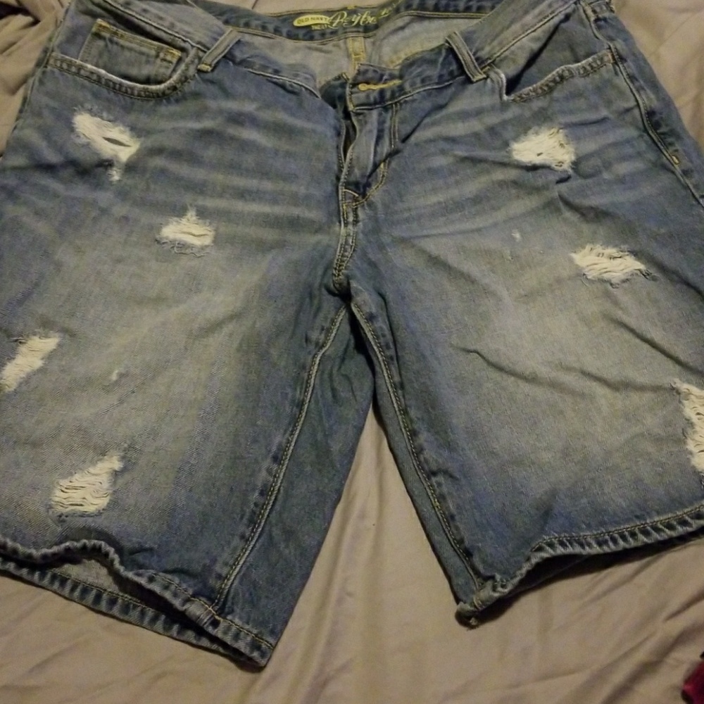 Boyfriend Denim Shorts