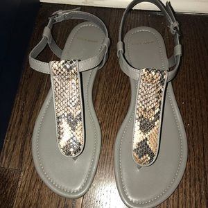 Cole Haan Snake Print Thong Sandal