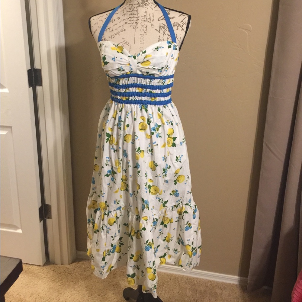 Betsey Johnson Halter Tie Dress! NWT!