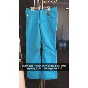 Women’s holden snow pants