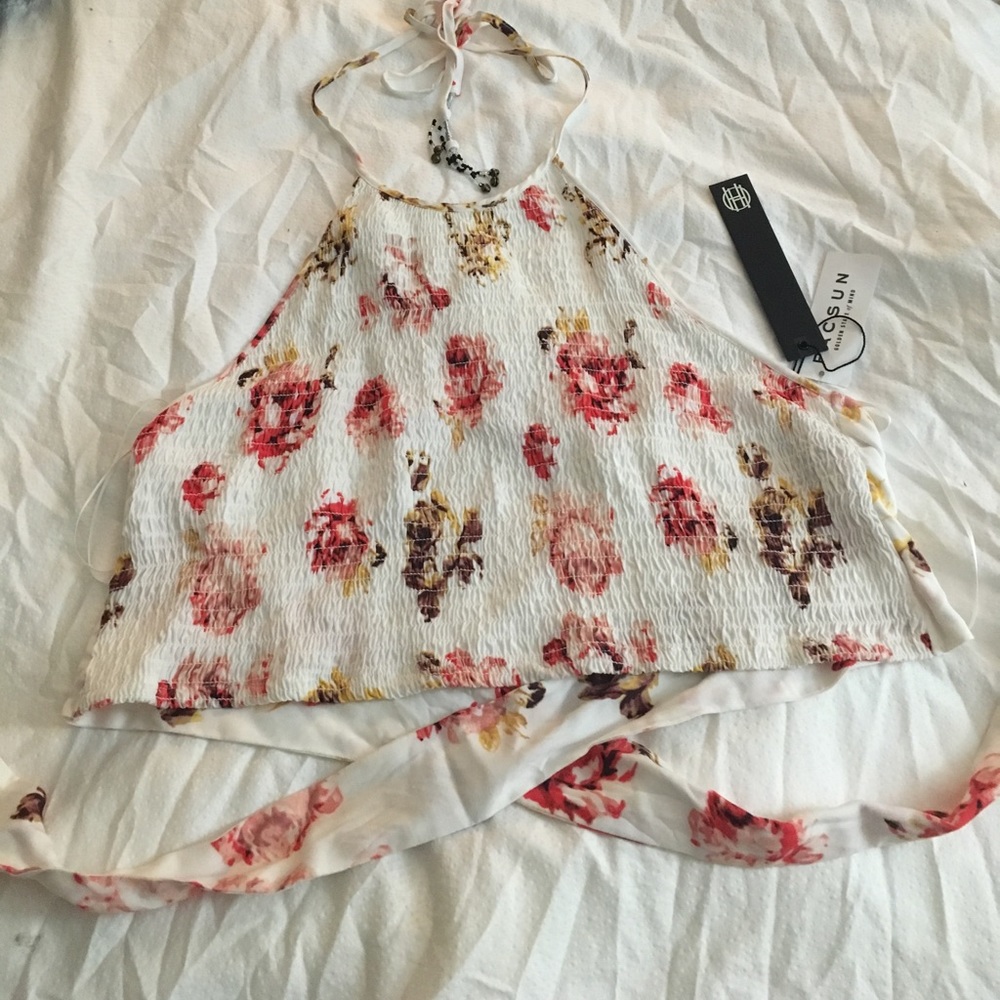 Floral halter