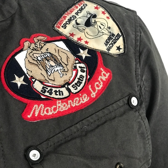 Andrew Mackenzie Military Style Men's Jacket - Picture 6 of 6