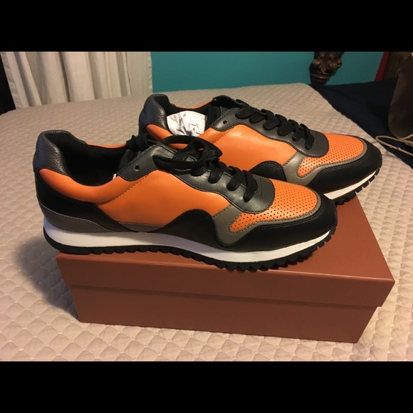 Coach men's sneakers new in box 10.5D - Picture 2 of 4