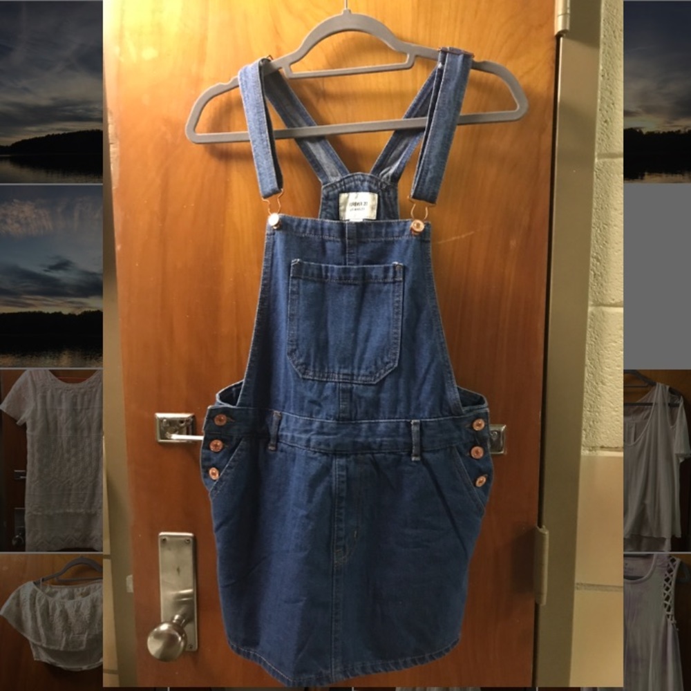 Denim Overall Dress