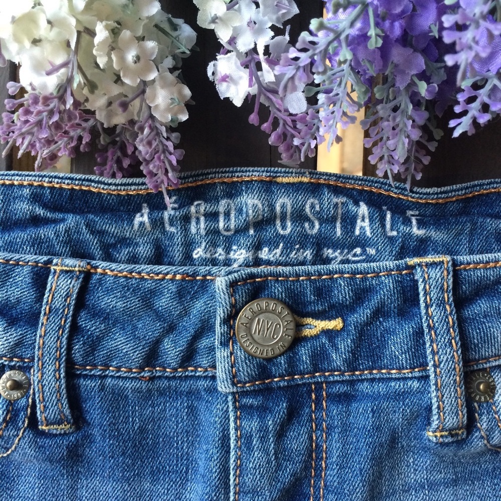 NWOT AEROPOSTALE Jean Shorts - Picture 2 of 7