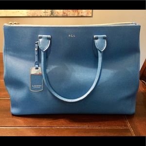 Lauren Ralph Lauren Newbury double zip satchel