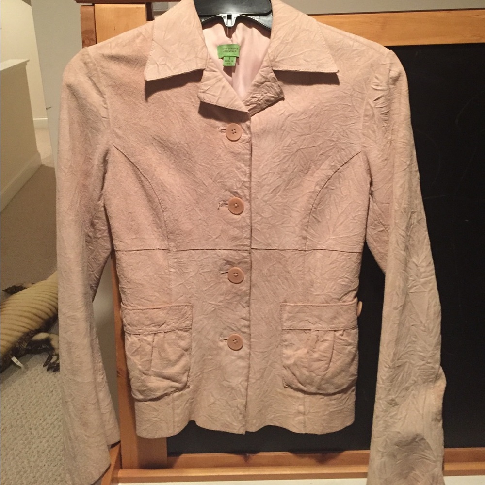 Pink suede jacket / Small