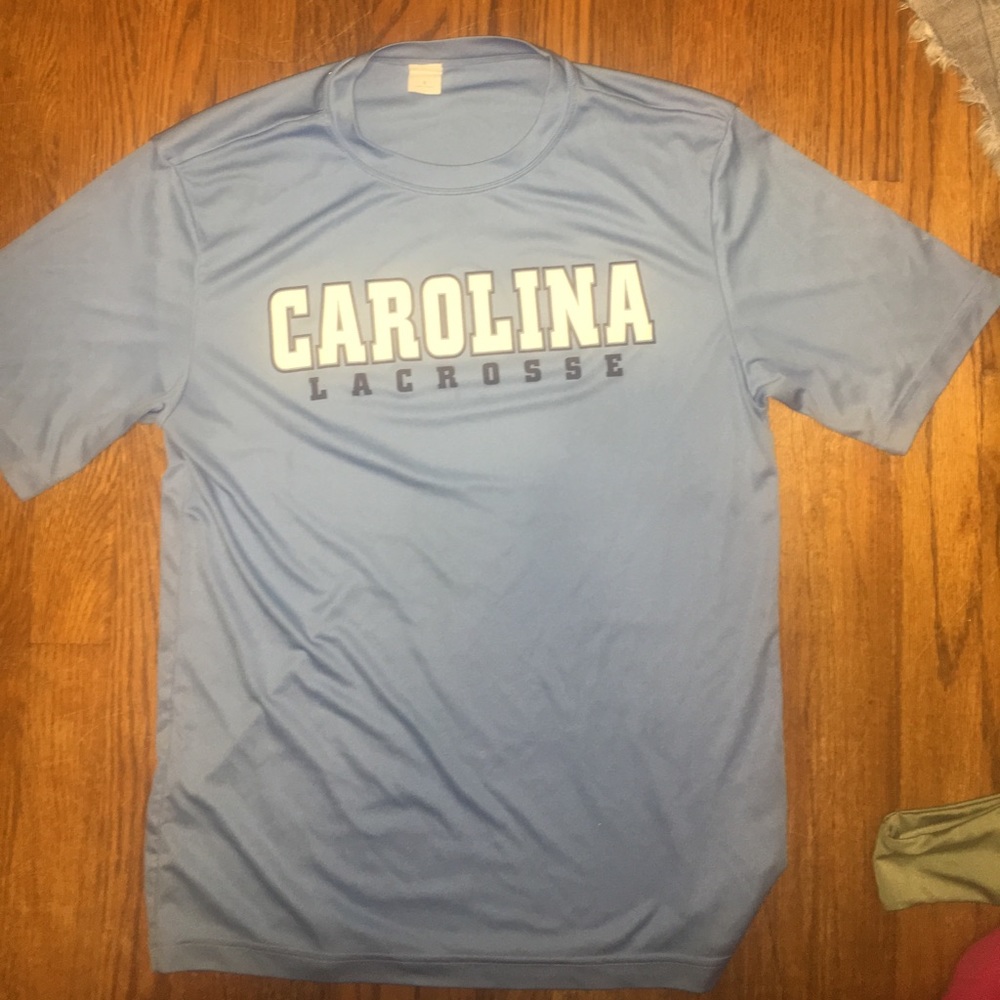 North Carolina lacrosse dri-fit tshirt