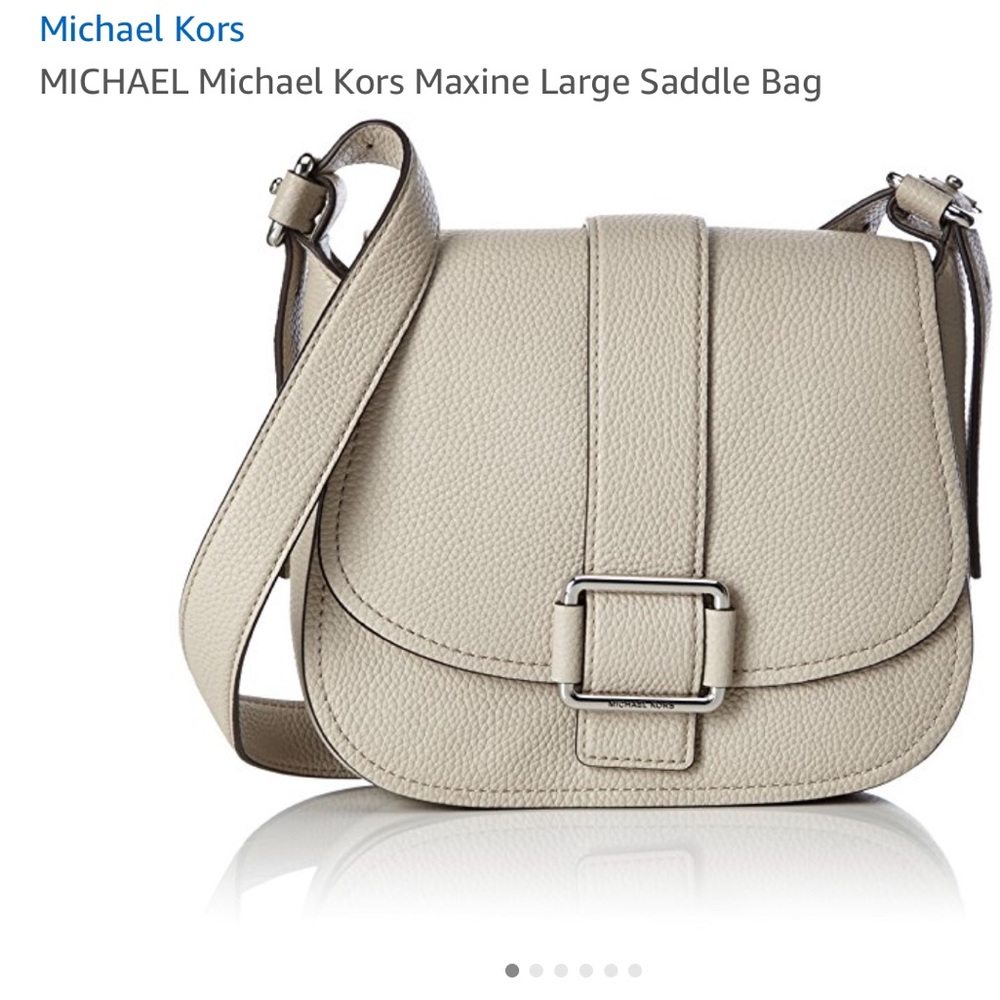 Authentic NWT Michael Kors large saddlebag.