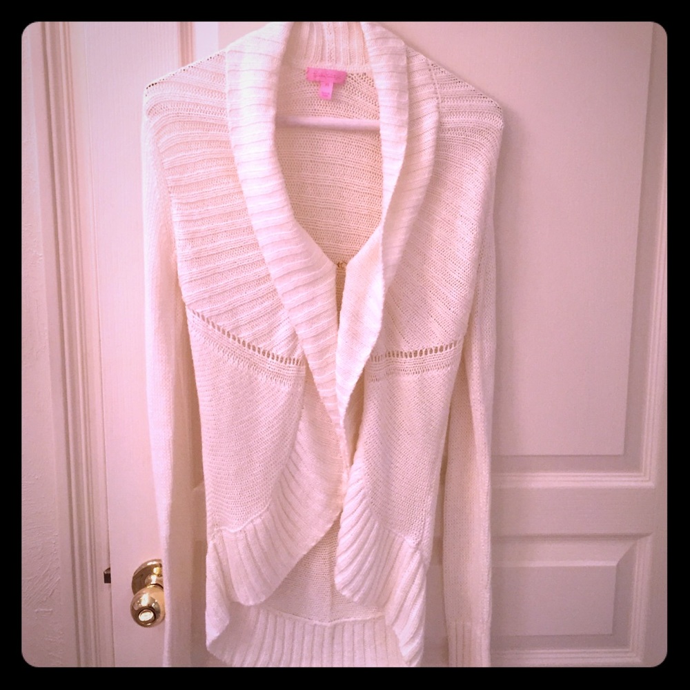 Lilly Pulitzer cream cardigan