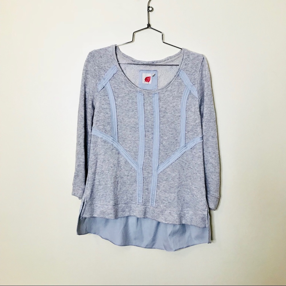 Anthropologie Lilka Gray Sweater