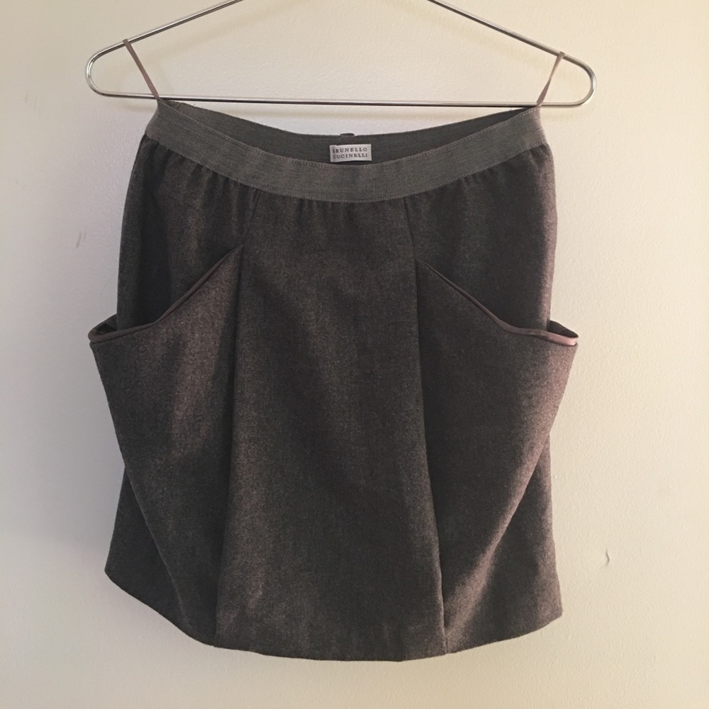Brunello Cucinelli wool skirt