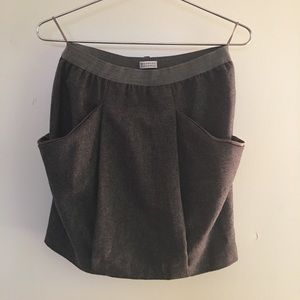 Brunello Cucinelli wool skirt