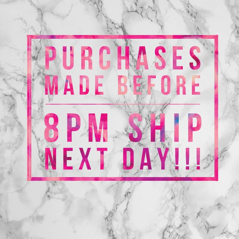 NEXT DAY SHIPPING
