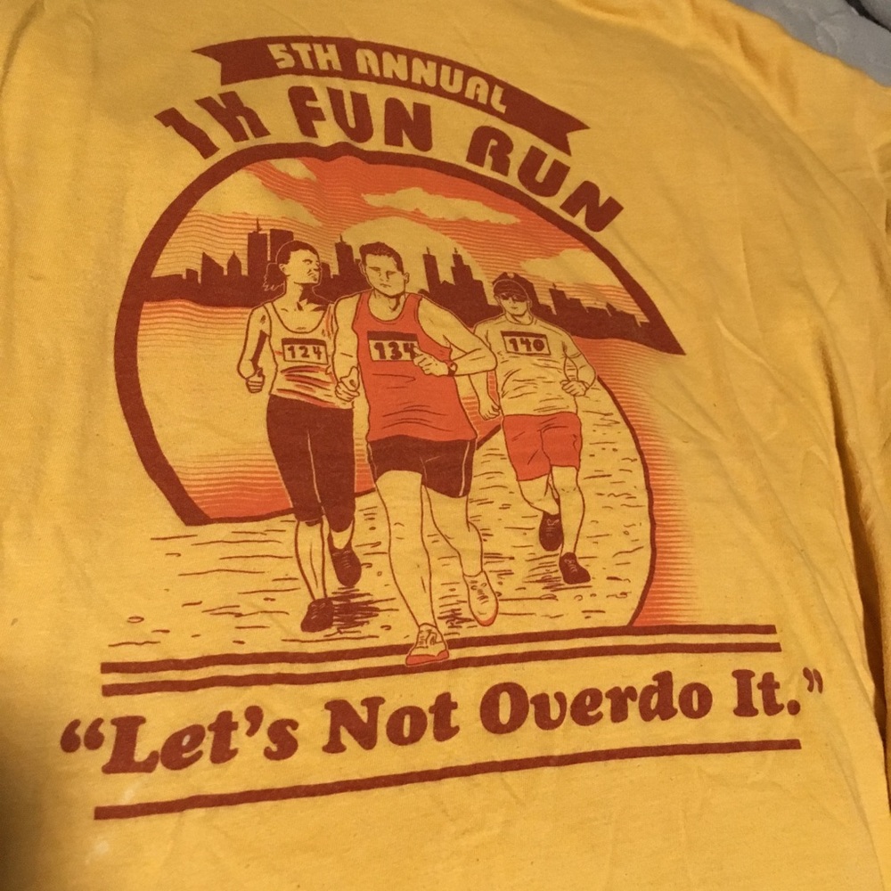 Fun run funny tshirt xxl