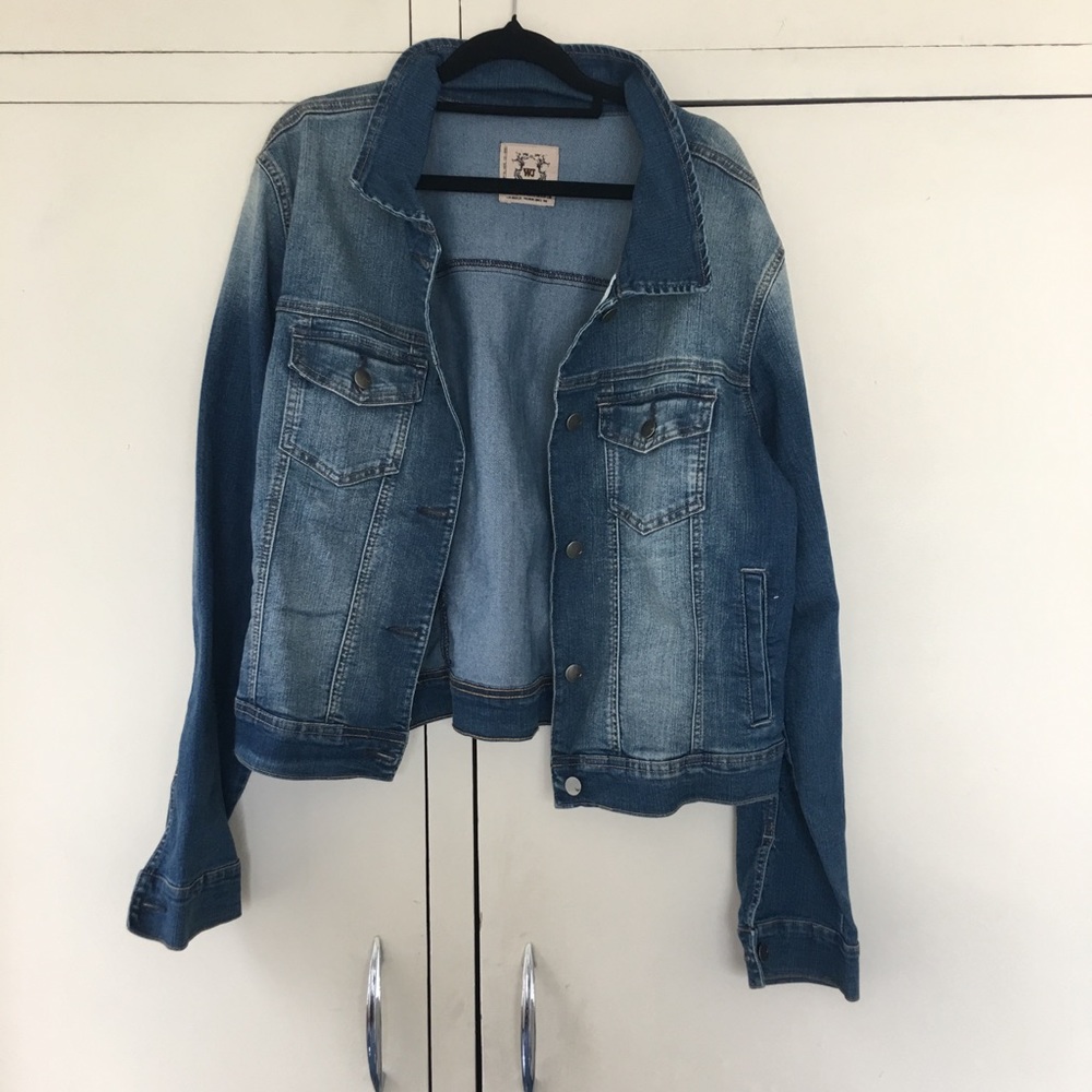 Never worn plus size jean jacket