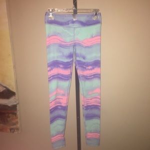Ivivva colorful sunset watercolor legging