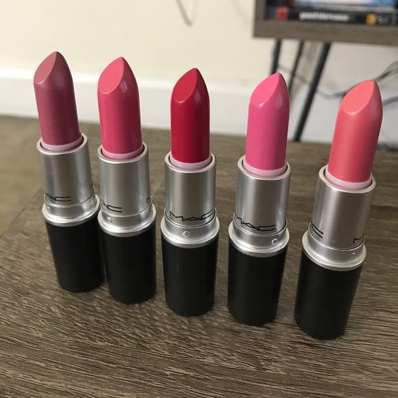 Other - Mac Cosmetics Pink Lipstick Bundle