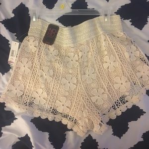 Lace shorts
