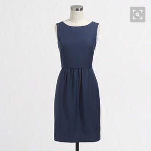 J crew factory navy blue dress