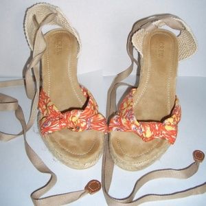 J. Crew Marianne Wedge Espadrille Sandal Sz 7