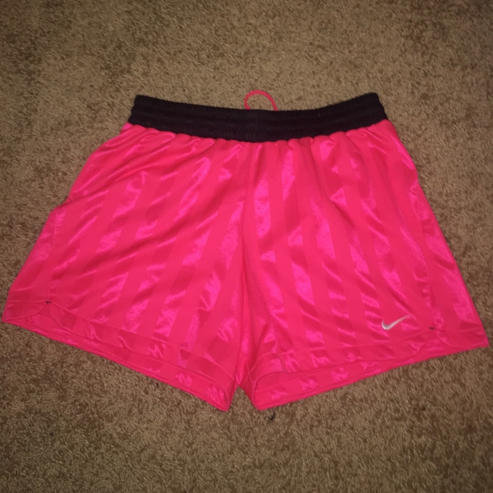 Pink Nike shorts