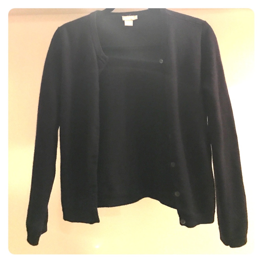 Navy j. Crew cardigan