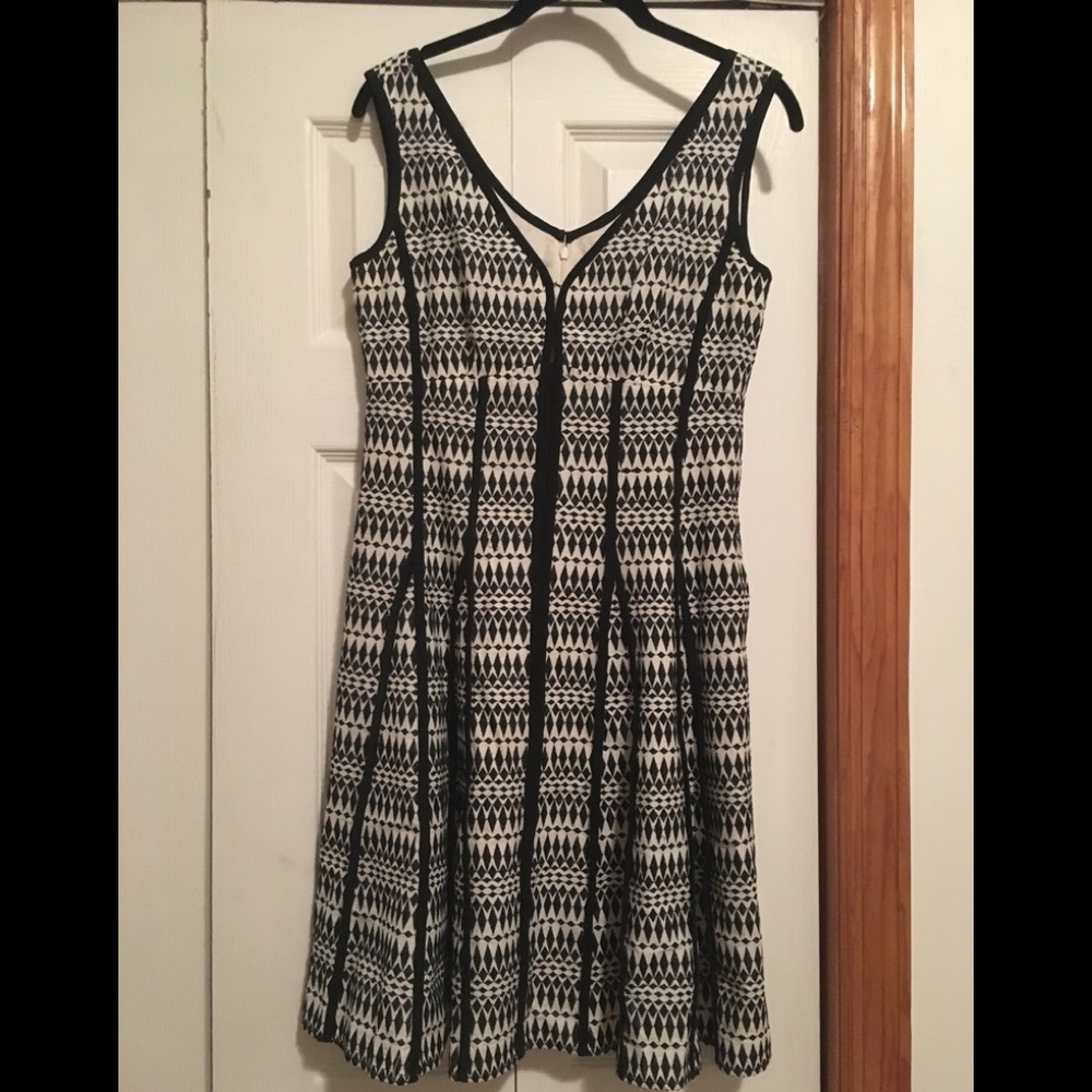Nanette Lepore Black & White Dress - Size 2