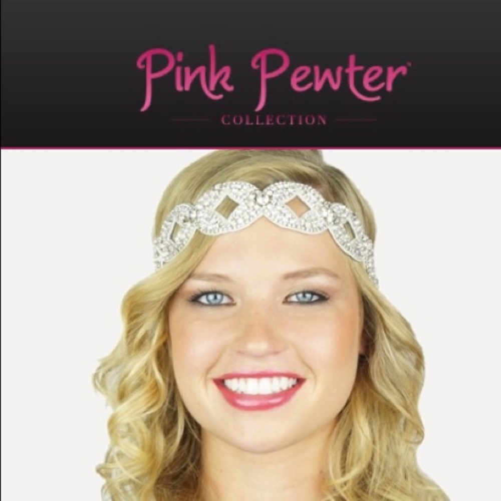 Authentic Pink Pewter headband