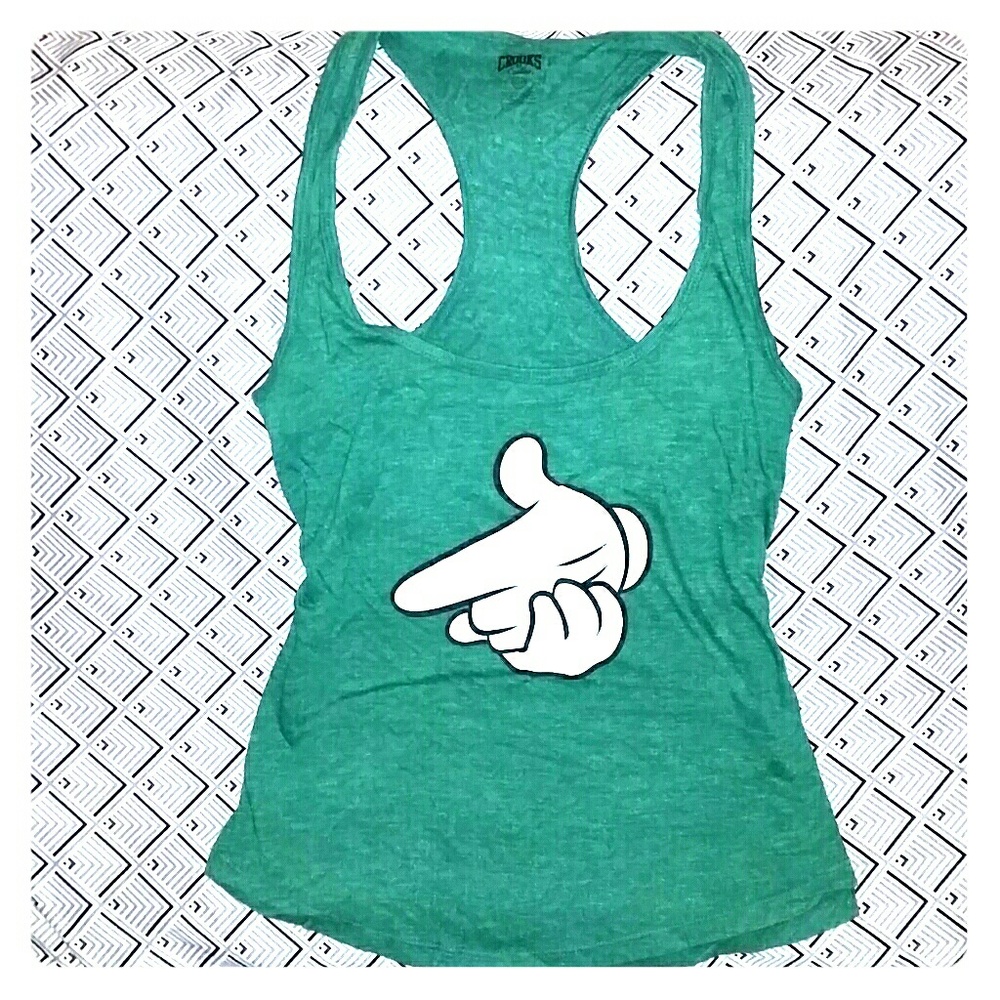 Crooks & Castles Mickey hands tank top